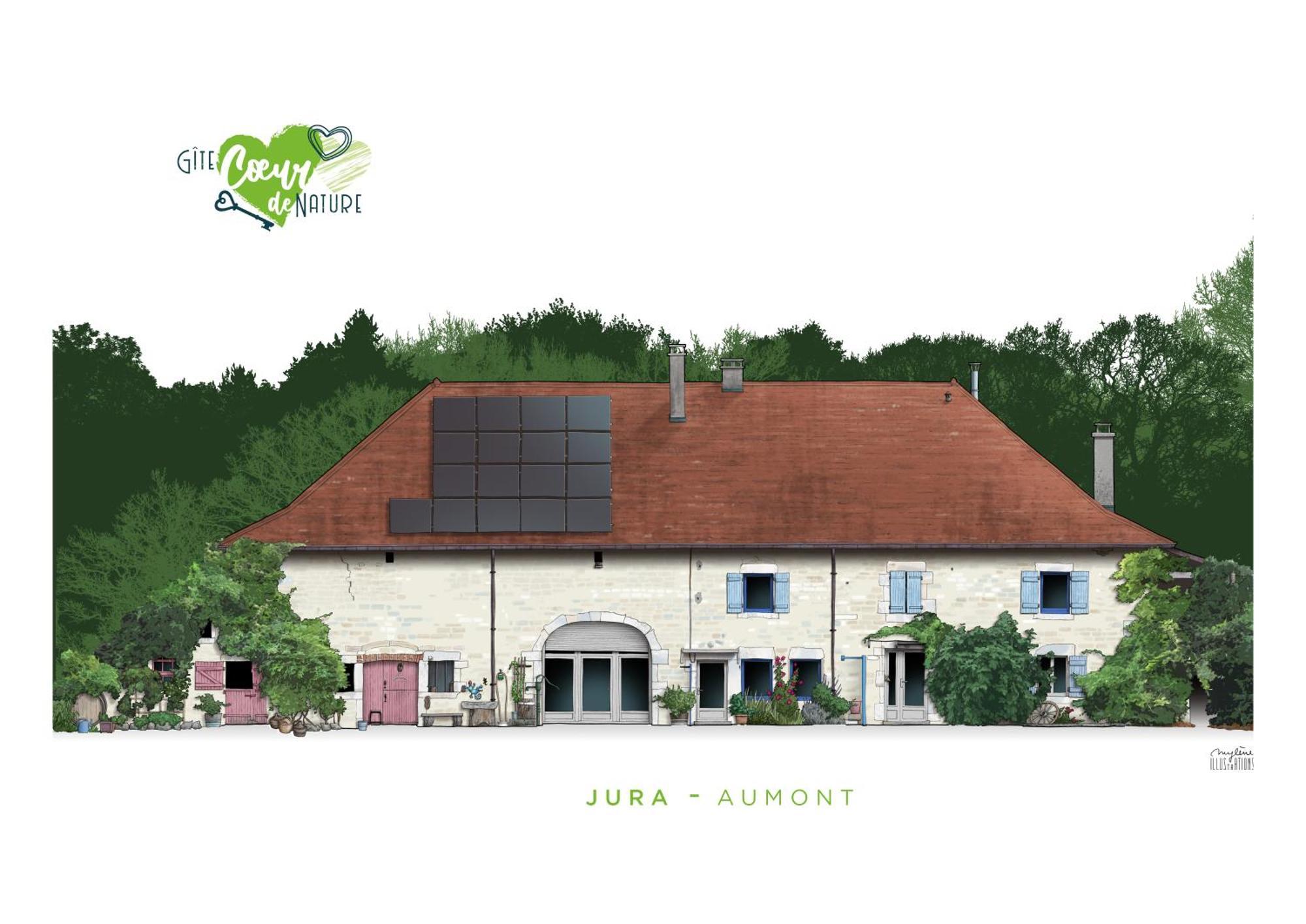 Gite Coeur De Nature Abergement-le-Grand Экстерьер фото